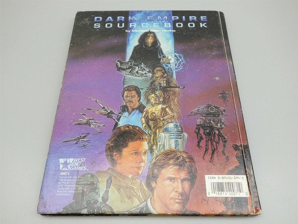 Star Wars Roleplaying: Dark Empire Sourcebook (West End Games)