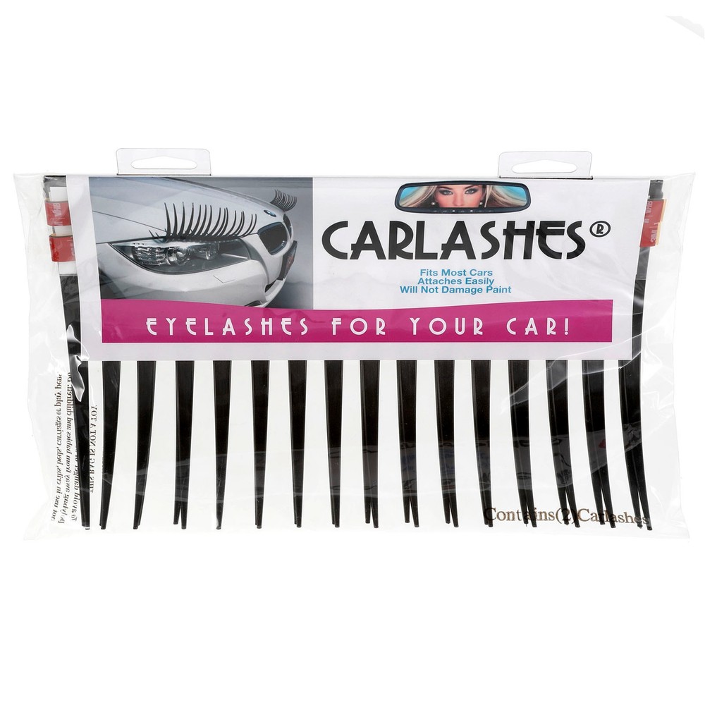 CarLashes Whimsical Giant Headlight EyeLashes - BLACK