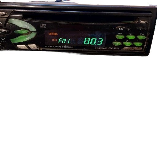 Alpine CDE-7853  faceplate Only (Used).