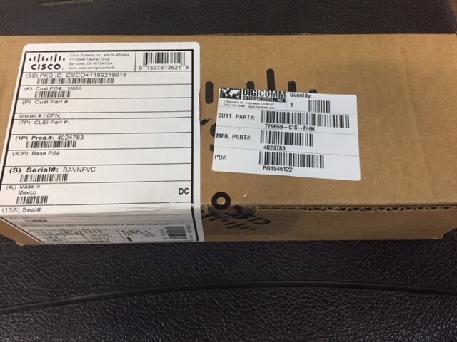 Cisco Systems 4024783 Forward Configuration Module, 3x4, RX 1,3,4 (NEW)