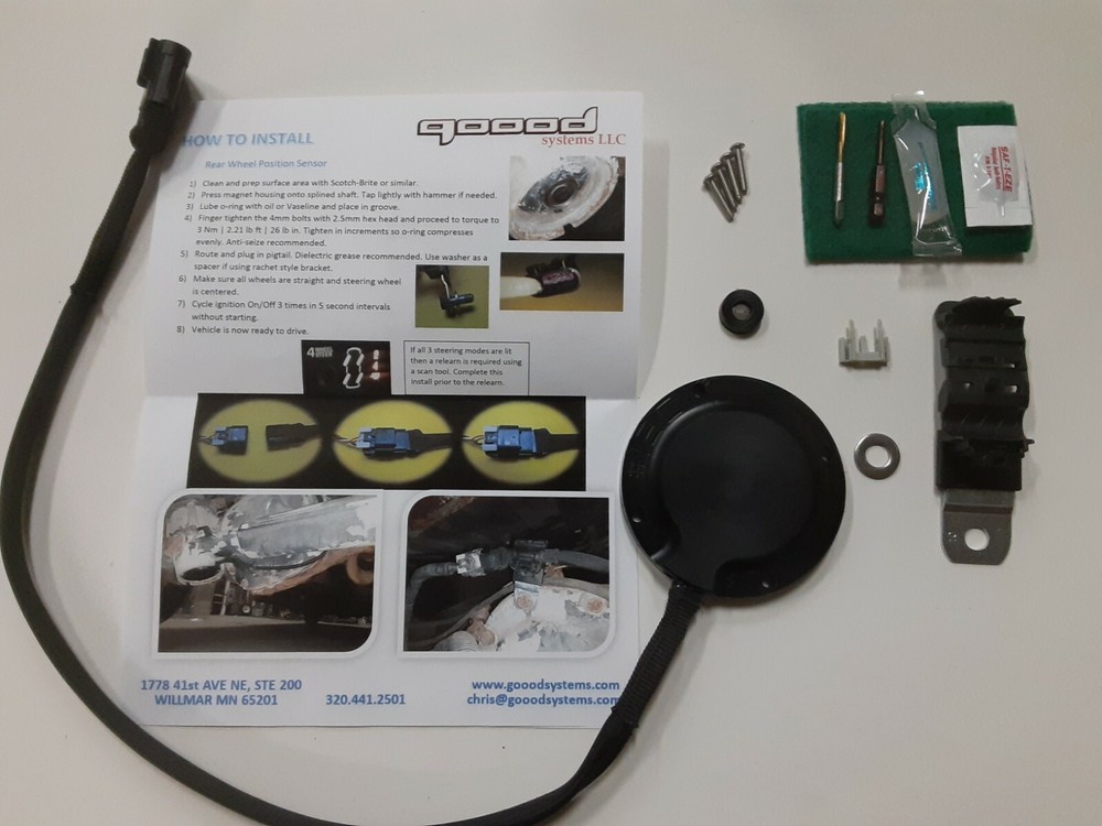 Quadrasteer Rear Wheel Position Sensor