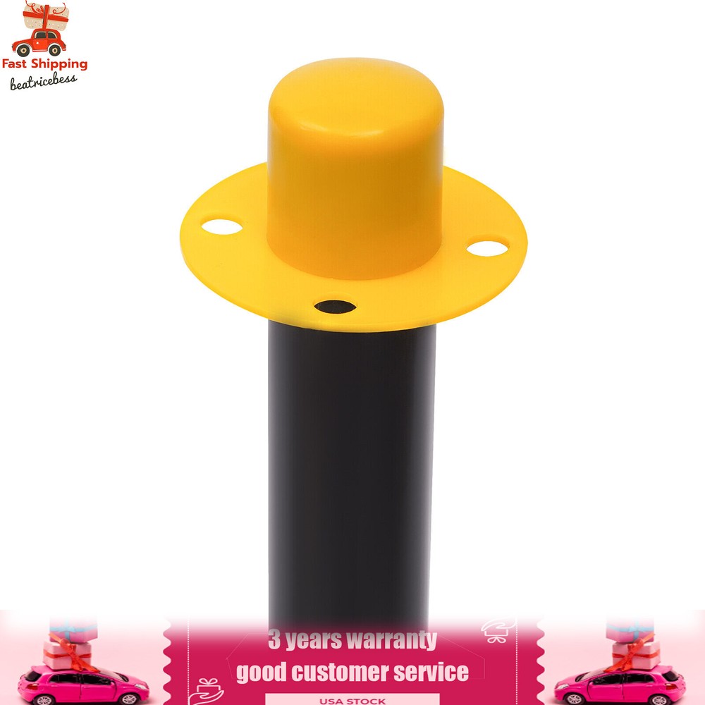 6 Pack Traffic Cones Adjustable Delineator Post Portable Parking Pole W/ Chains