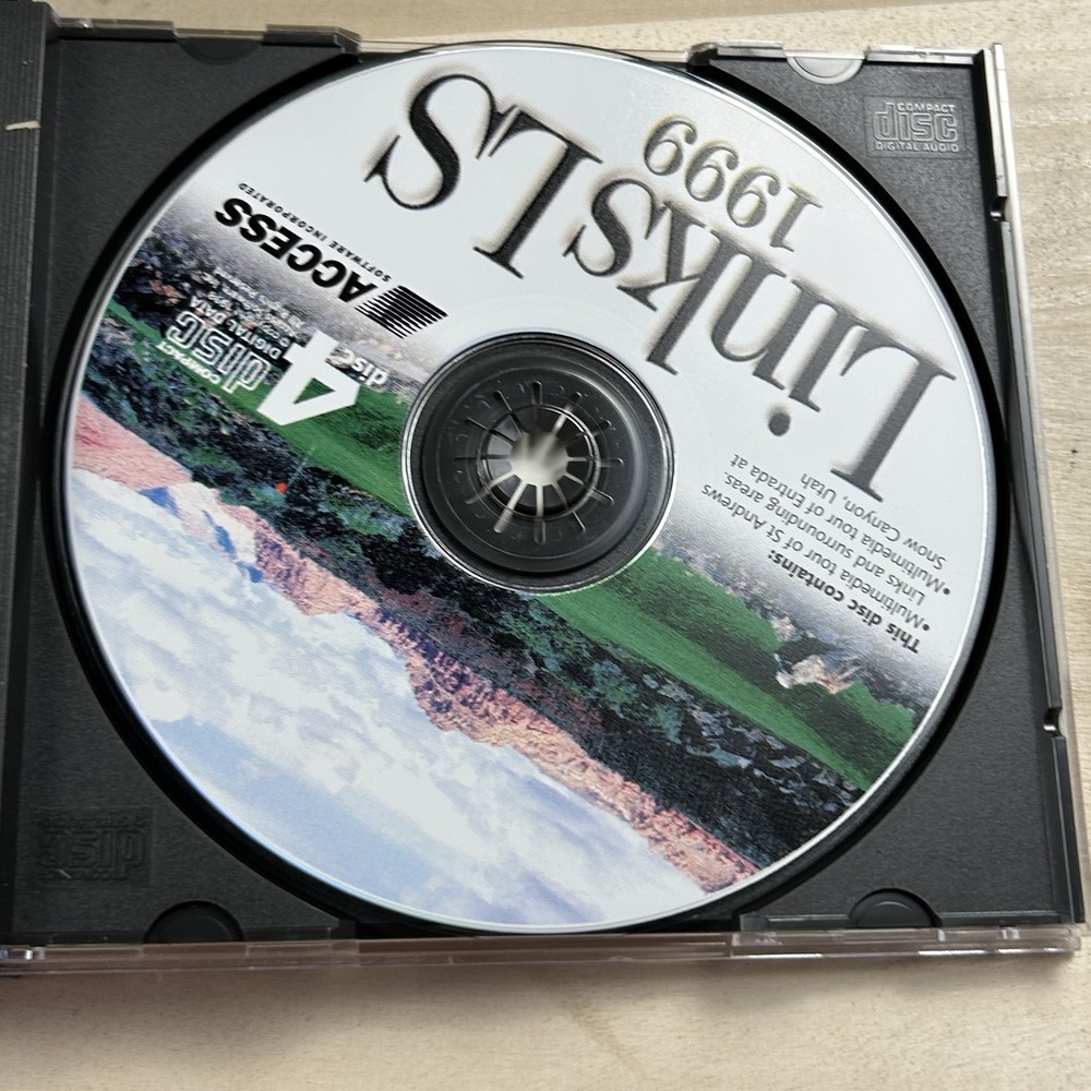 Links LS 1999 Upgrade Version PC CD-ROM Golf Simulation Game ACCESS Software