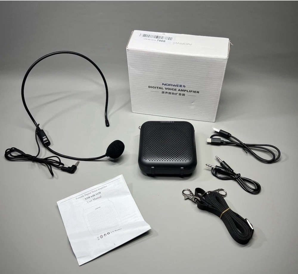 Loud Voice Amplifier Portable Mini Wired Microphone Headset Bluetooth Speaker