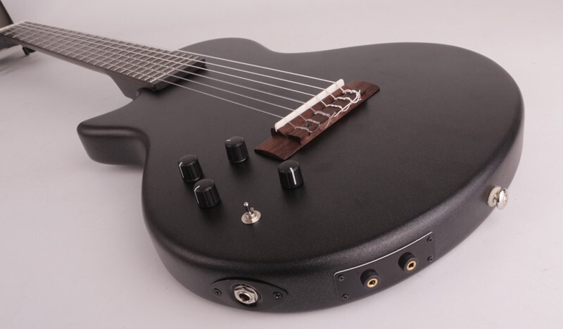 electric classical guitar Silent nylon string travel portable built in effect