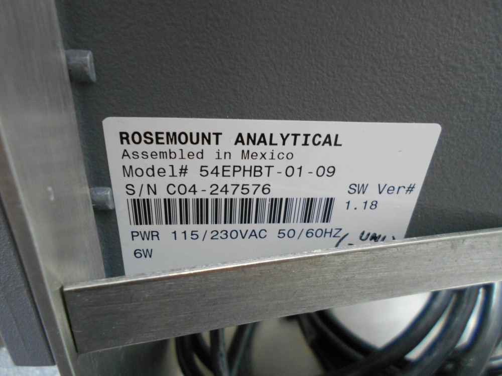 ROSEMOUNT 54EPHBT-01-09 BROADLEY TECHNOLOGIES MODEL 40 pH/ORP ANALYZER/CONTROL