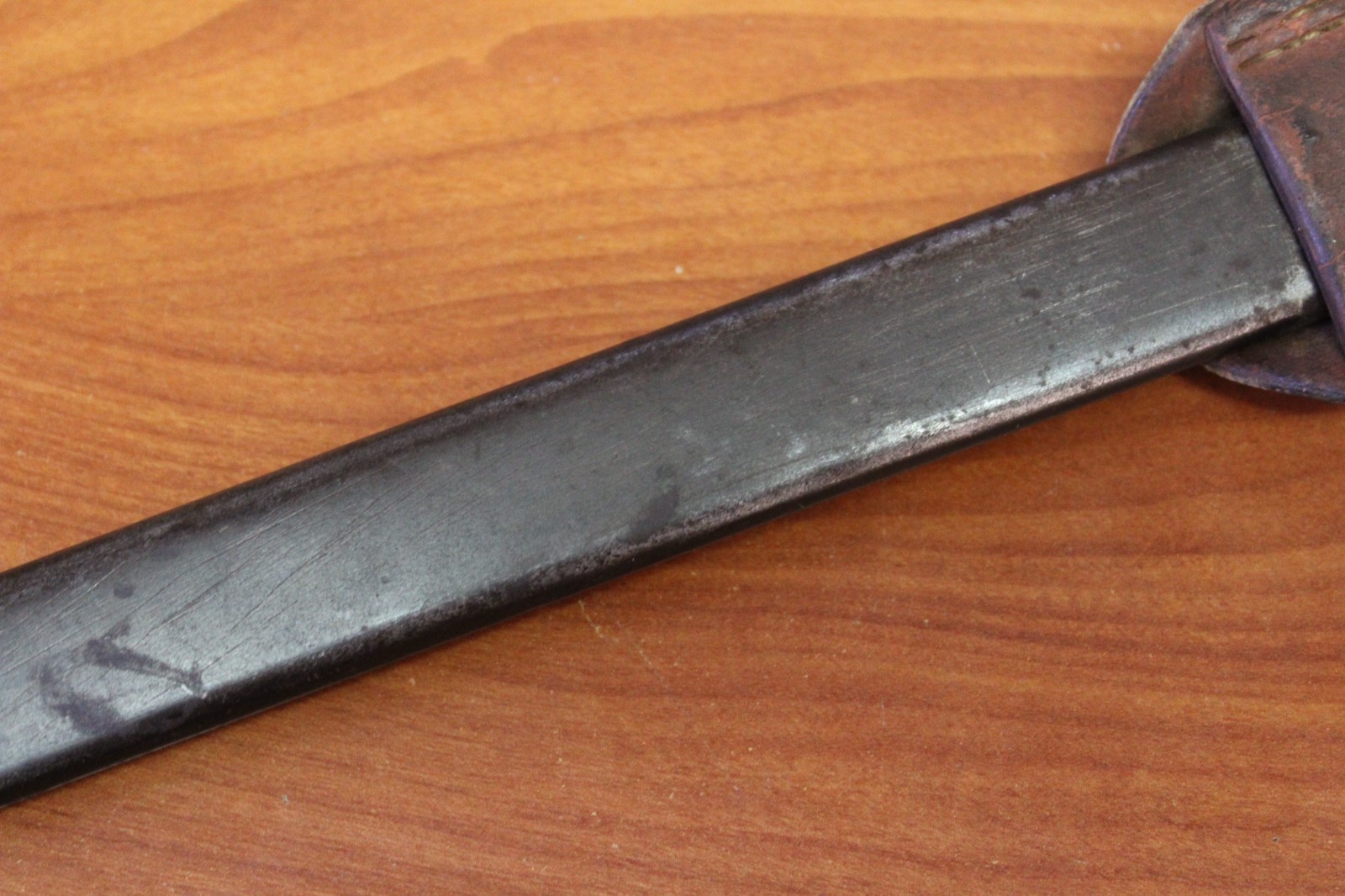 WWII Japanese Arisaka Type 30 Bayonet w/ Scabbard & Frog Kokura