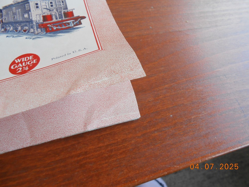 VINTAGE 1929 AMERICAN FLYER CATALOG, RARE