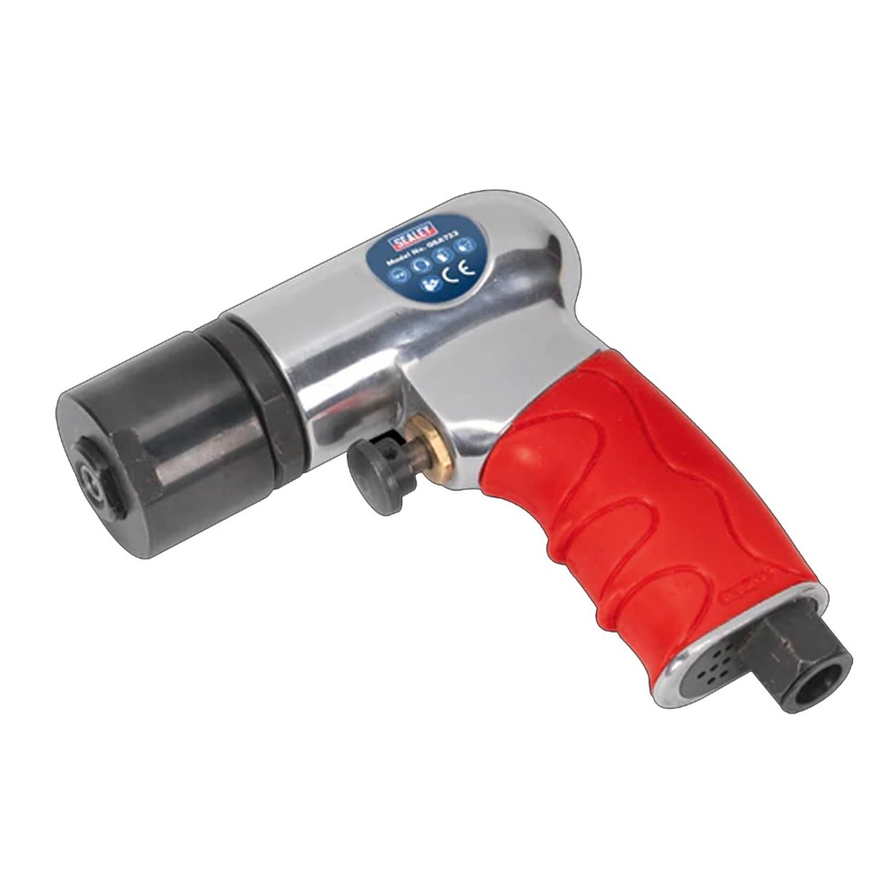 Sealey Air Polisher Mini 1/4" BSP Hook Loop Buffing Polishing 75mm