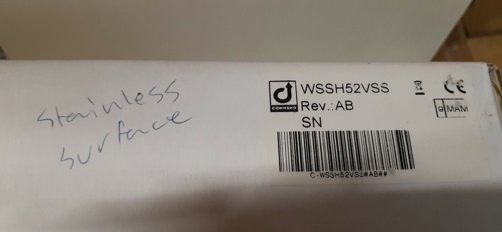 Commend WSSH52VSS Stainless steel junction box