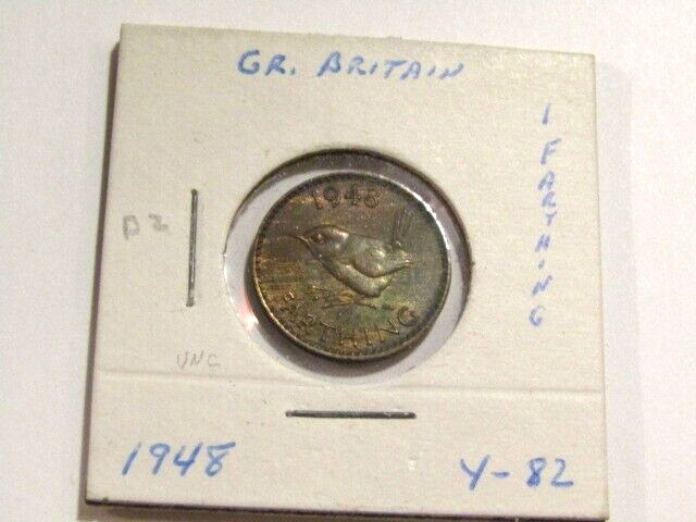 Great Britain 1948 1 Farthing unc Coin