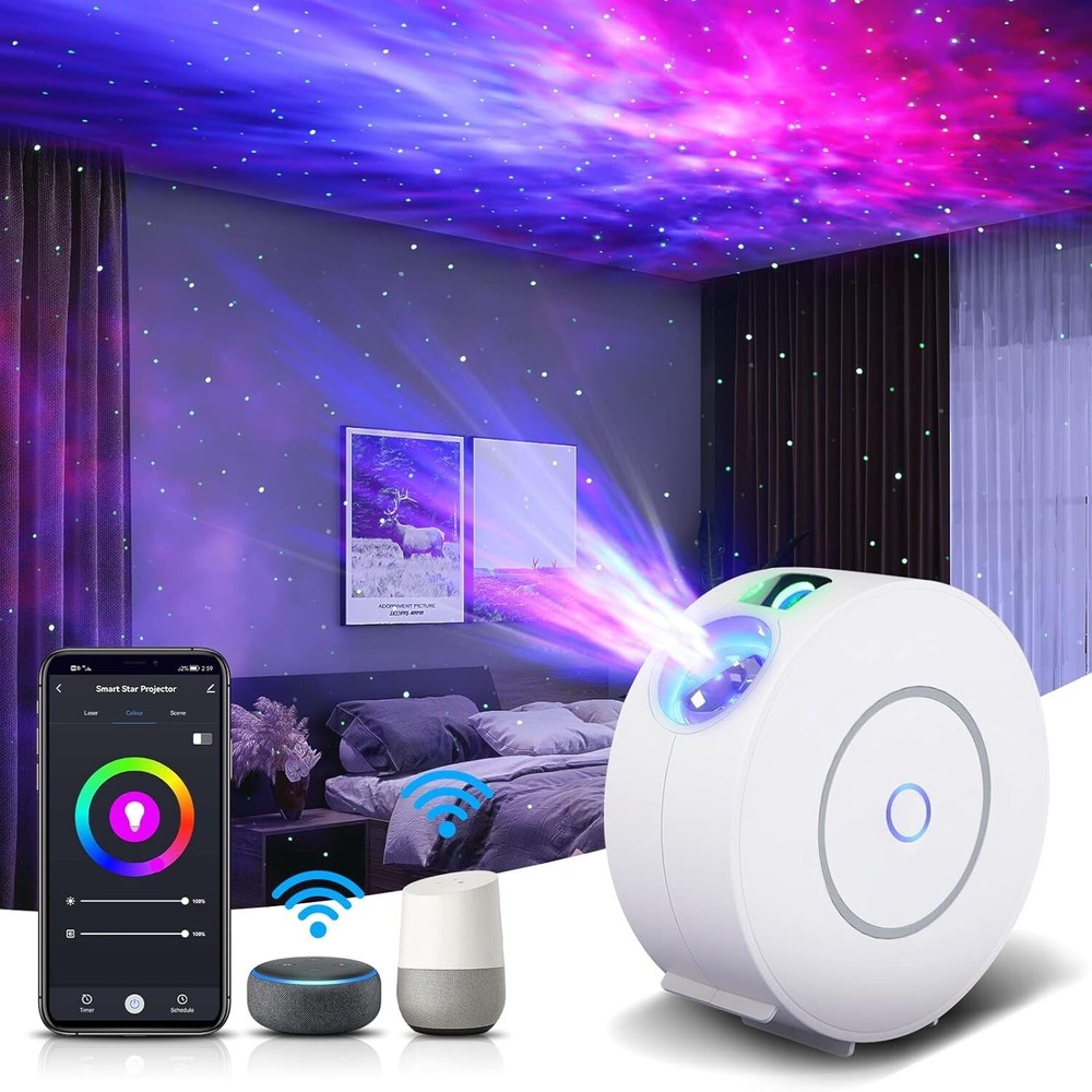 Smart Star Projector Galaxy Light, Home Planetarium Projector with App Control