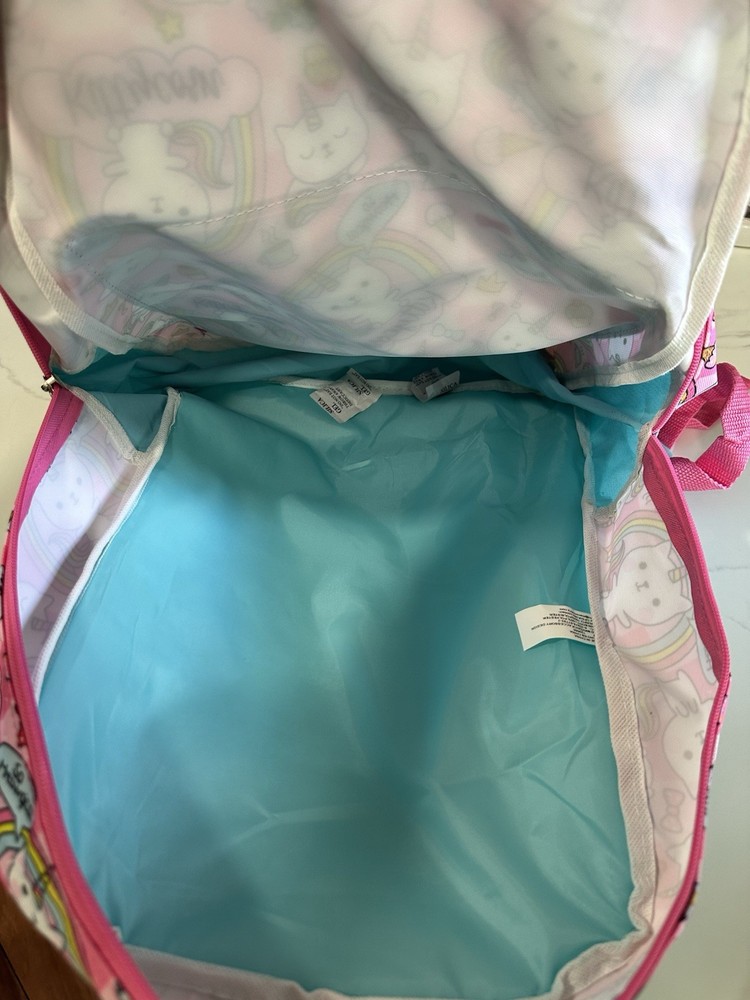 Confetti Backpack Cudlie 9 piece Set Chalkboard Kitty-corns
