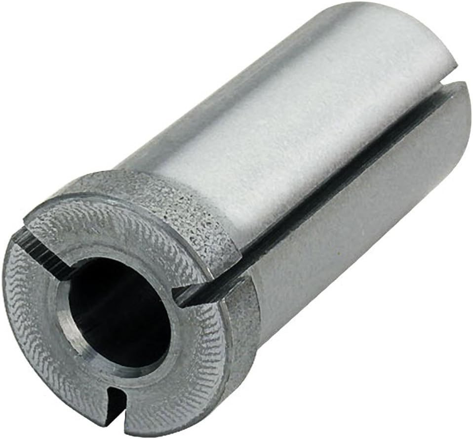 Versatile Router Collet: 1/4" Inside Diameter, 1/2" Outside for Efficient Cuts