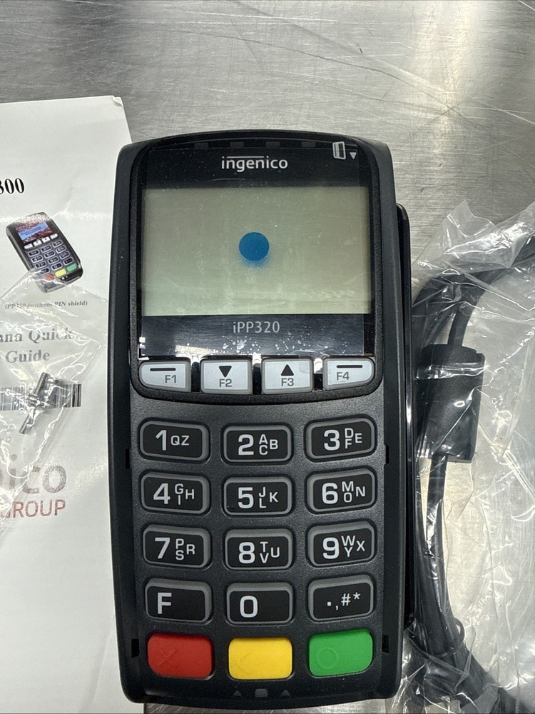 Ingenico iPP320 Payment Terminal with Connector Cable & Manual