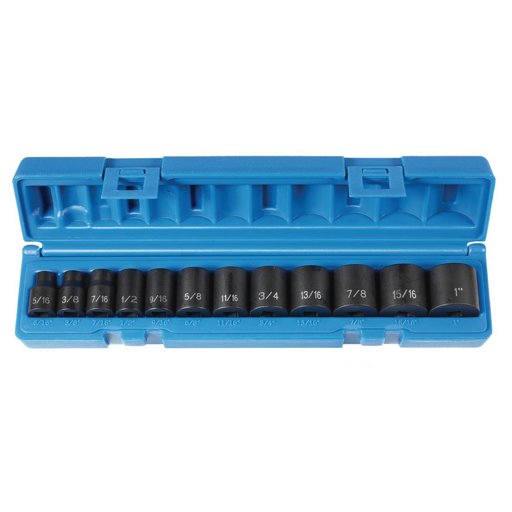 Grey Pneumatic 1213 Impact Socket Set with Case