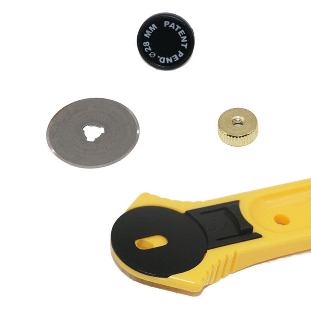 Leather Rotary Cutter Cutting Blades Alloy Tools 28mm Patchwork Craft Tool ff