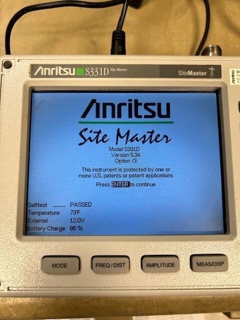 10 Anritsu S331D Site Master Cable & Antenna Analyzer SiteMaster S331