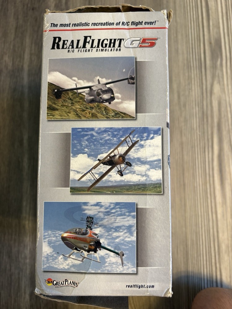 Realflight G5 w/ Interlink Controller RC Remote Control Flight Simulator Tested