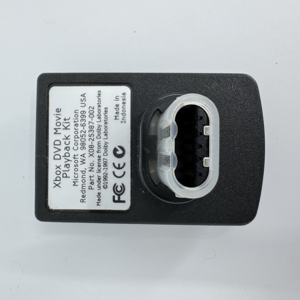 Microsoft Xbox DVD Movie Playback Kit Dongle Replacement Sensor Adapter OEM
