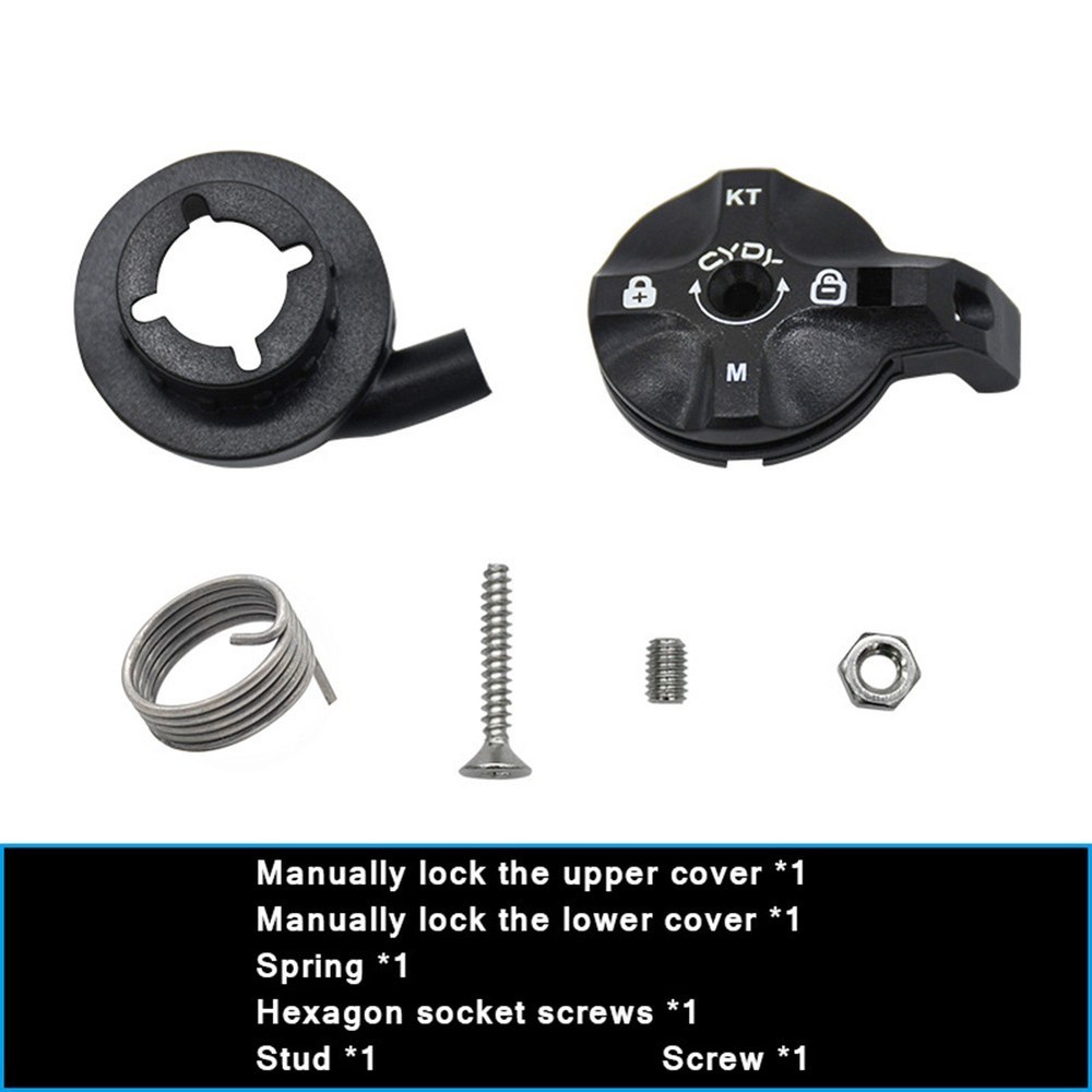Bike Fork Switch Remote Switch Spring Stud Wire Controller Aluminum Alloy