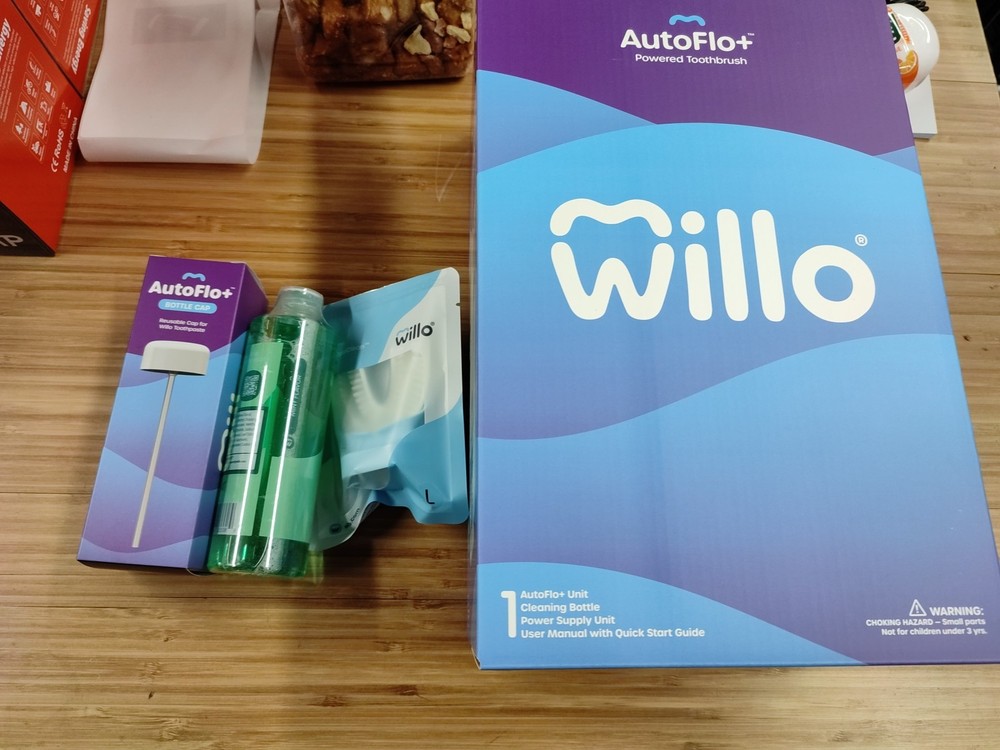 Willo AutoFlo+ Fully Automatic Kids Toothbrush Starter Kit ADHD Friendly