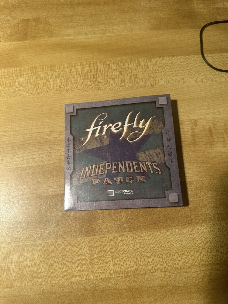 Firefly Independents Patch Loot Crate Exclusive New