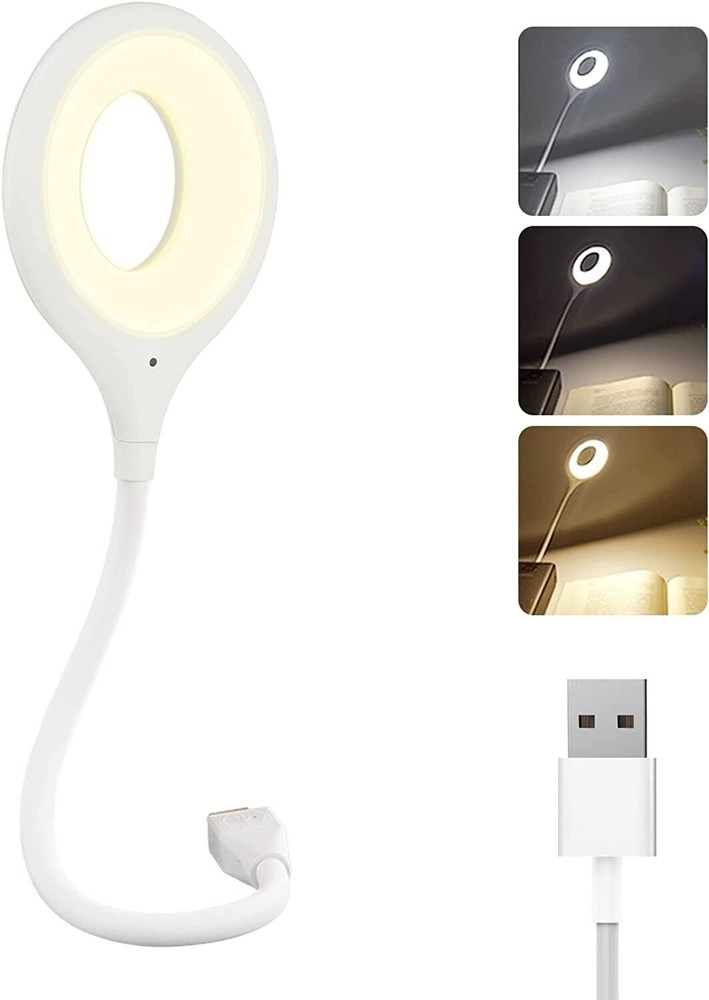 USB Smart Voice Control Night Light LED Dimmable Daylight Bedroom Table Lamp