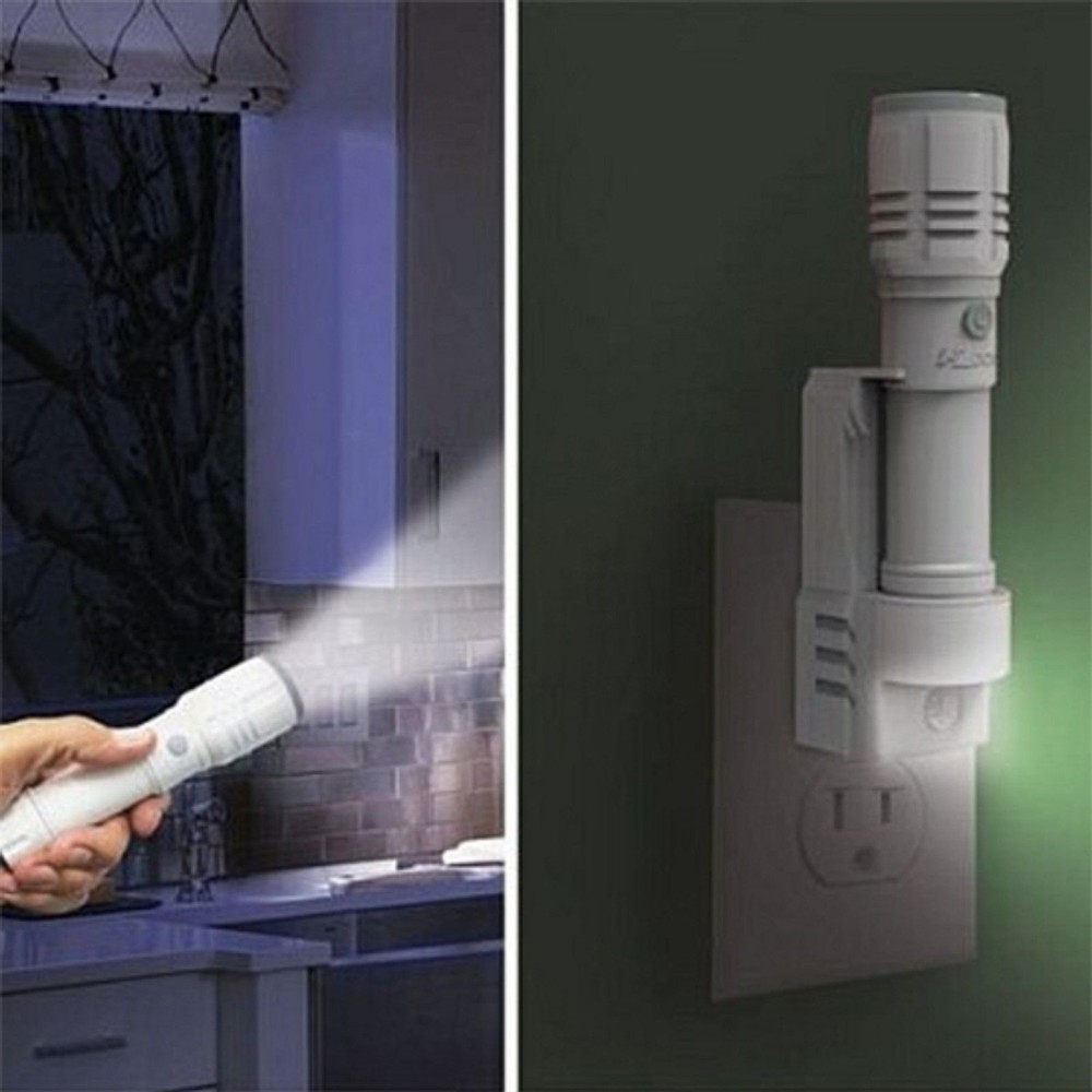 300 LUMEN EMERGENCY PLUG-IN LED FLASHLIGHT