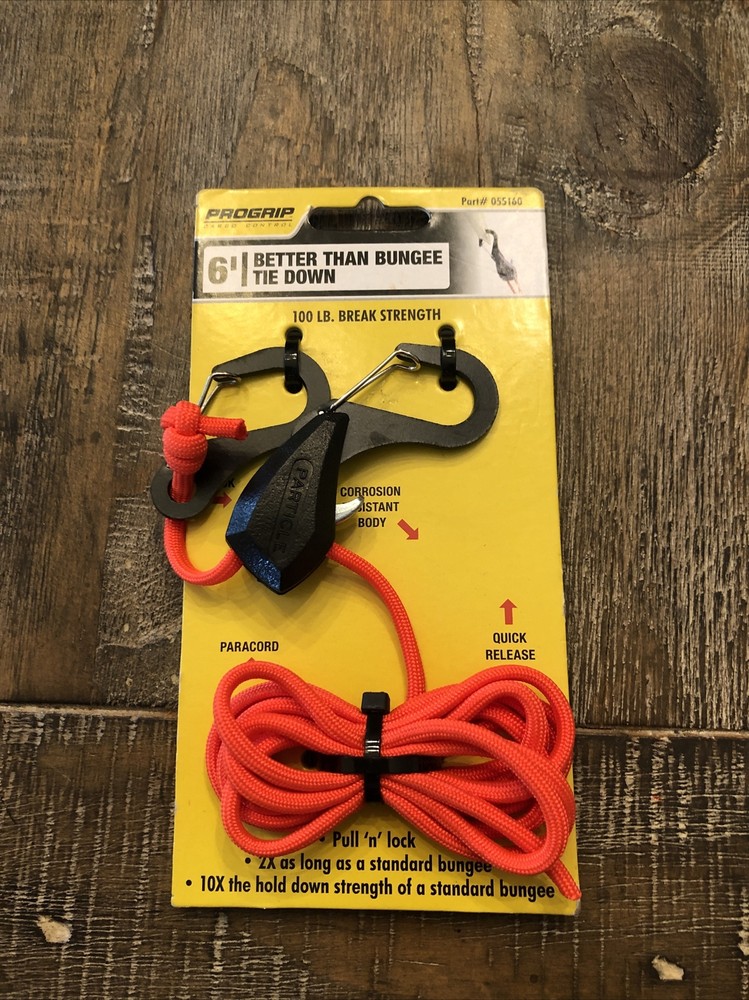 ProGrip Better Than Bungee Tie Down 6' Orange