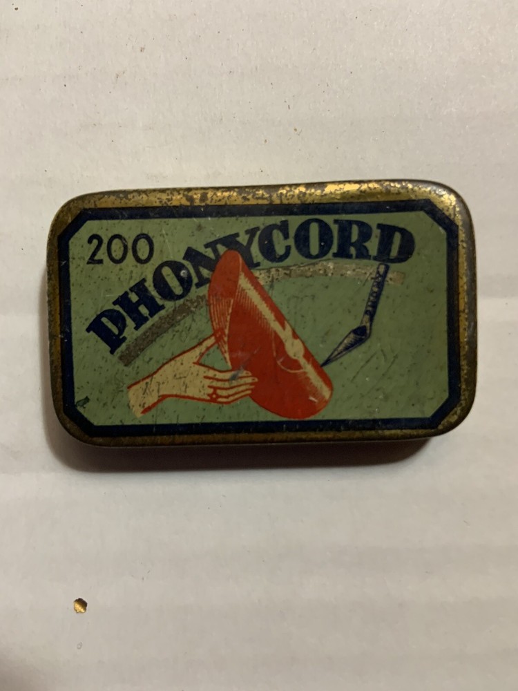 PHONYCORD GRAMOPHONE DOTS TIN BOX
