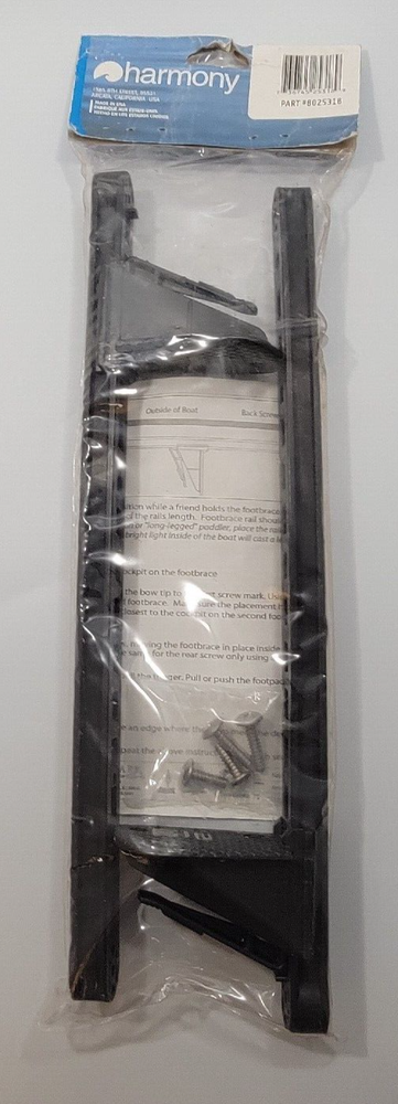 Harmony Keepers Foot Brace Kit for Extra Paddling Leverage 15" Tracks #8025318