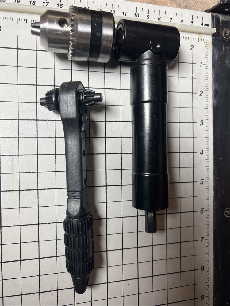 90 degree drill attachment And Drill Chuck Ratchet