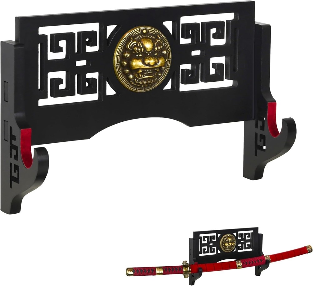 Wall Mount Sword Holder - 4 Tier Options Available - Crafted Using Wood Katan...