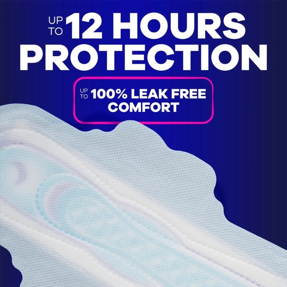 Ultra Thin Overnight Pads with Wings Extra Heavy Absorbency Size 5 34 Count