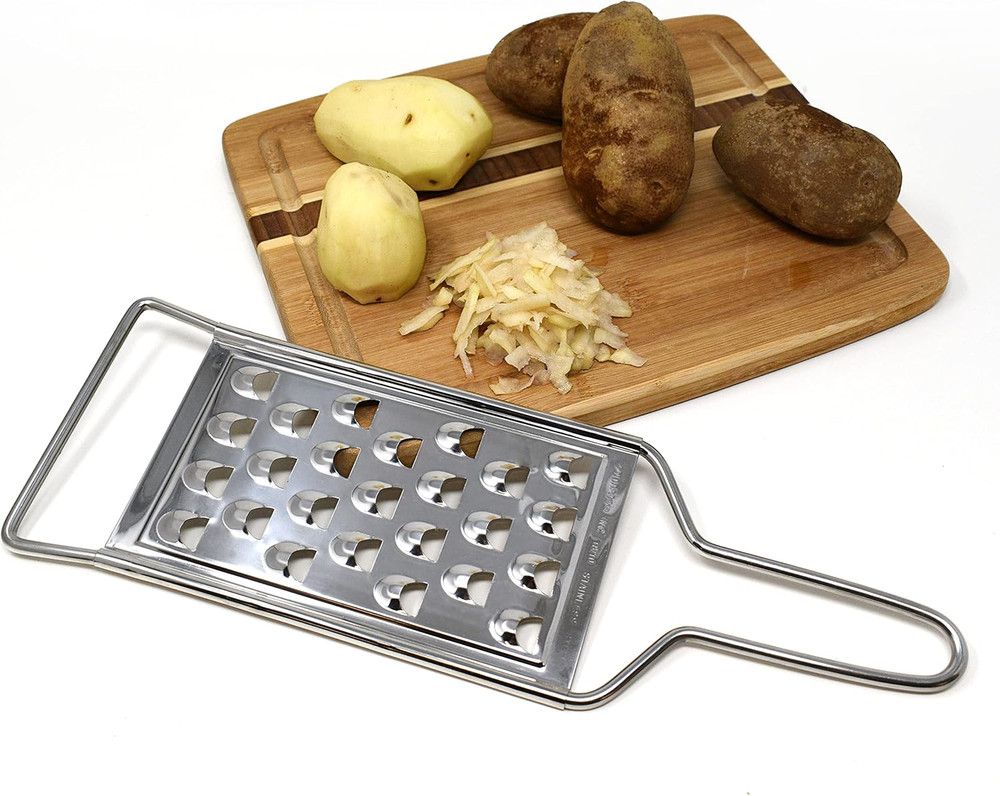 Stainless Steel Potato Grater, 1-Pack, Silver