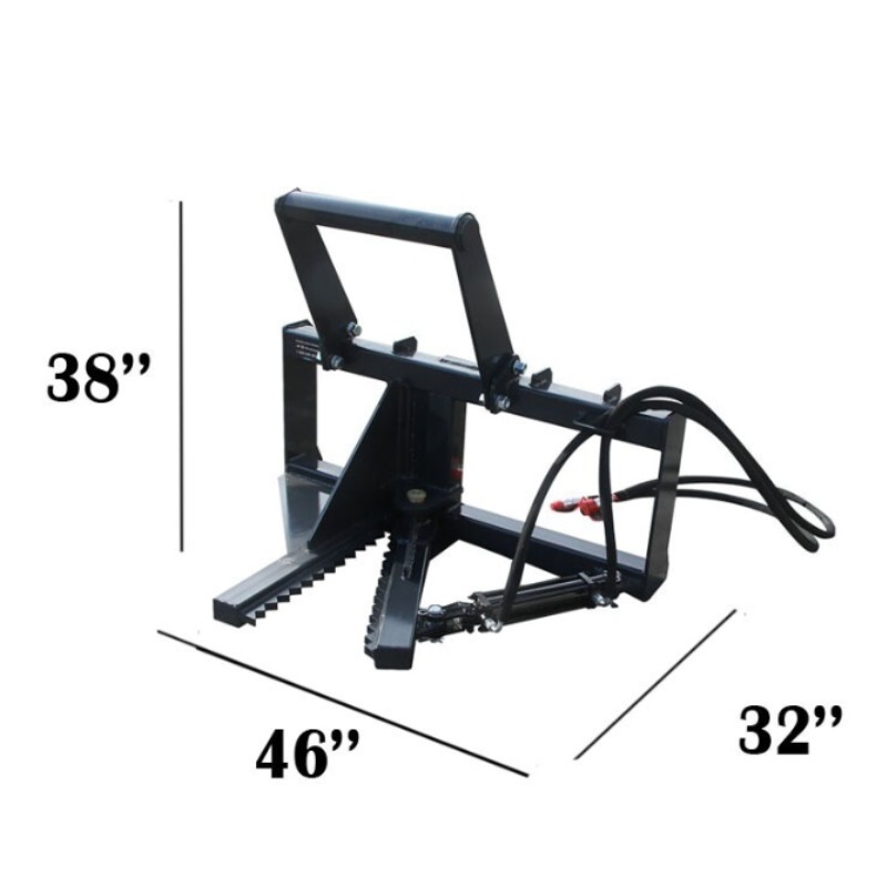 Hydraulic Post and Tree Puller LandHonor Skid Steers Attachments For Bobcat CAT