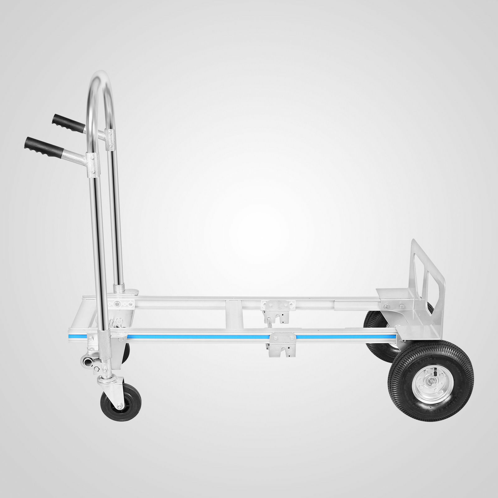 3IN1 Heavy Duty Aluminum Hand Truck Stair Climber Folding Dolly Convertible Cart