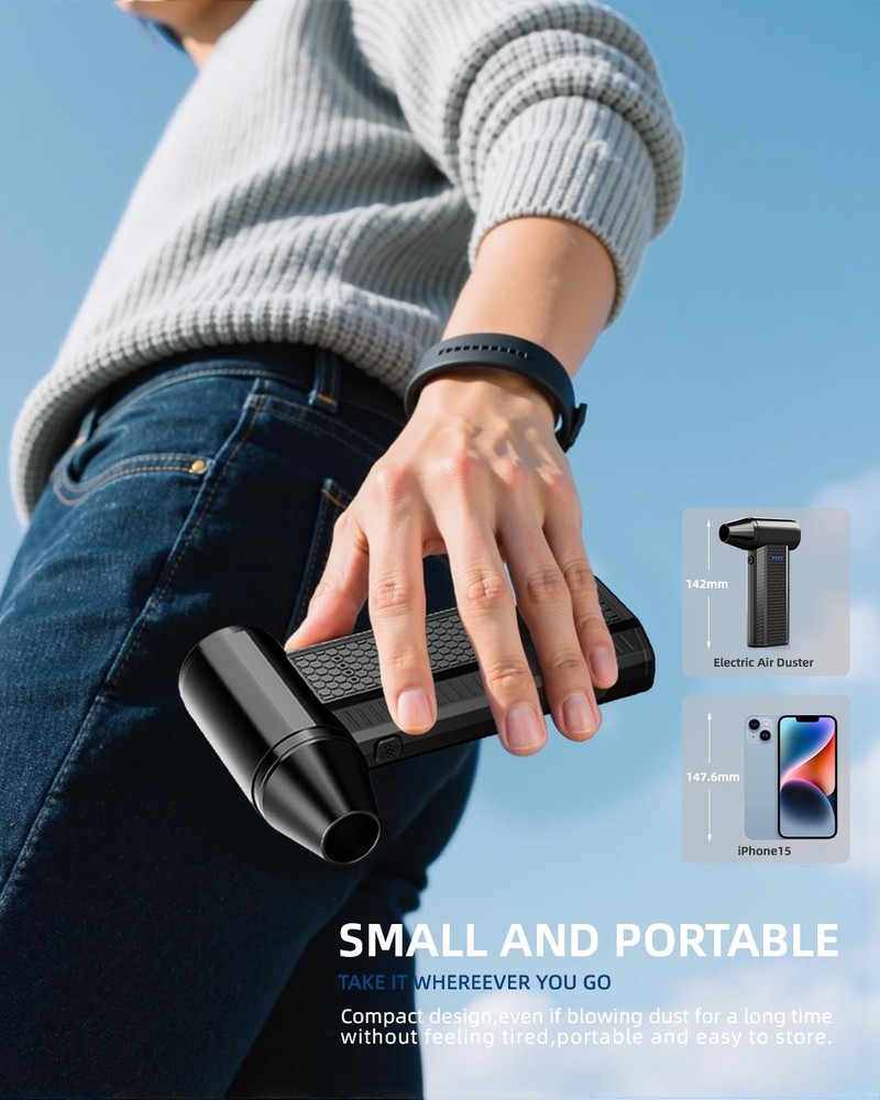 Compressed Air Duster kit-Blower-pc Duster Electric-130000RPM- Replace Compre...
