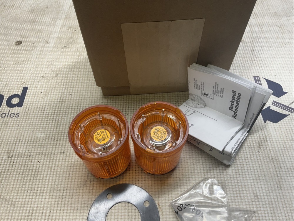 Allen Bradley TOWER STACK LIGHT ASSEMBLY, 855EP-G24Y5, Orange