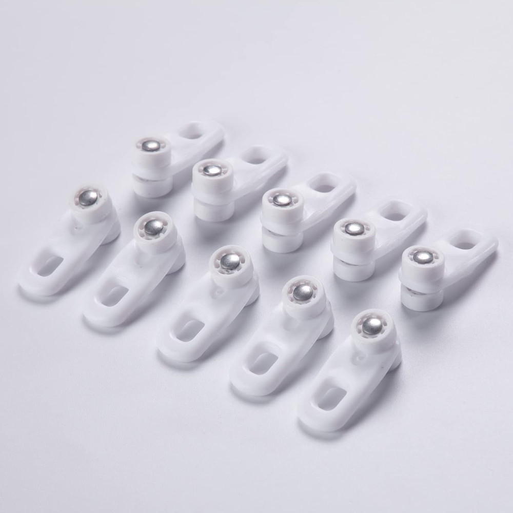 Ceiling Curtain Track Rollers,Plastic Curtain Rail Pulley,Suitable for B09MCY5KH