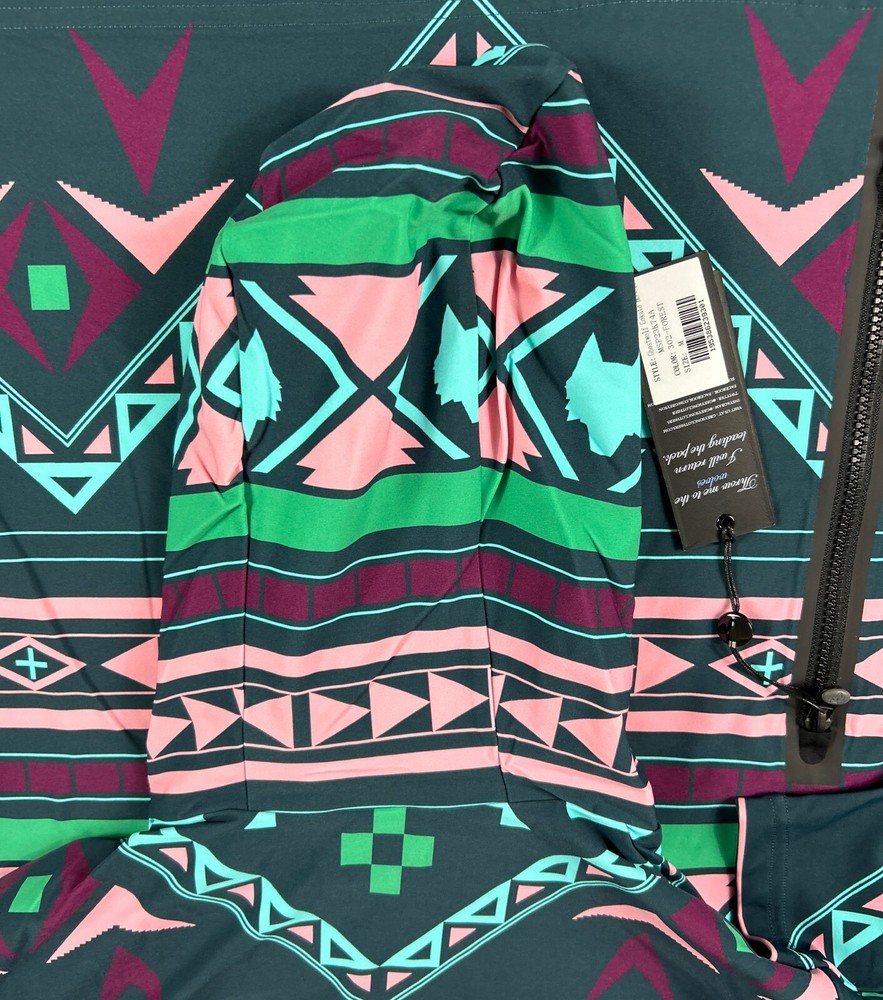 Greyson Cokato Golf Hoodie Pullover Ghostwolf Print Medium Multicolor MSRP $198