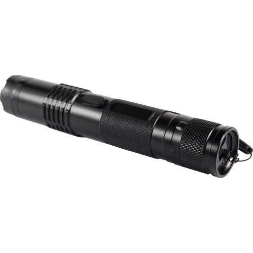 Stun Gun Bashlite 85 Million Volts Flashlight Rechargeable Black