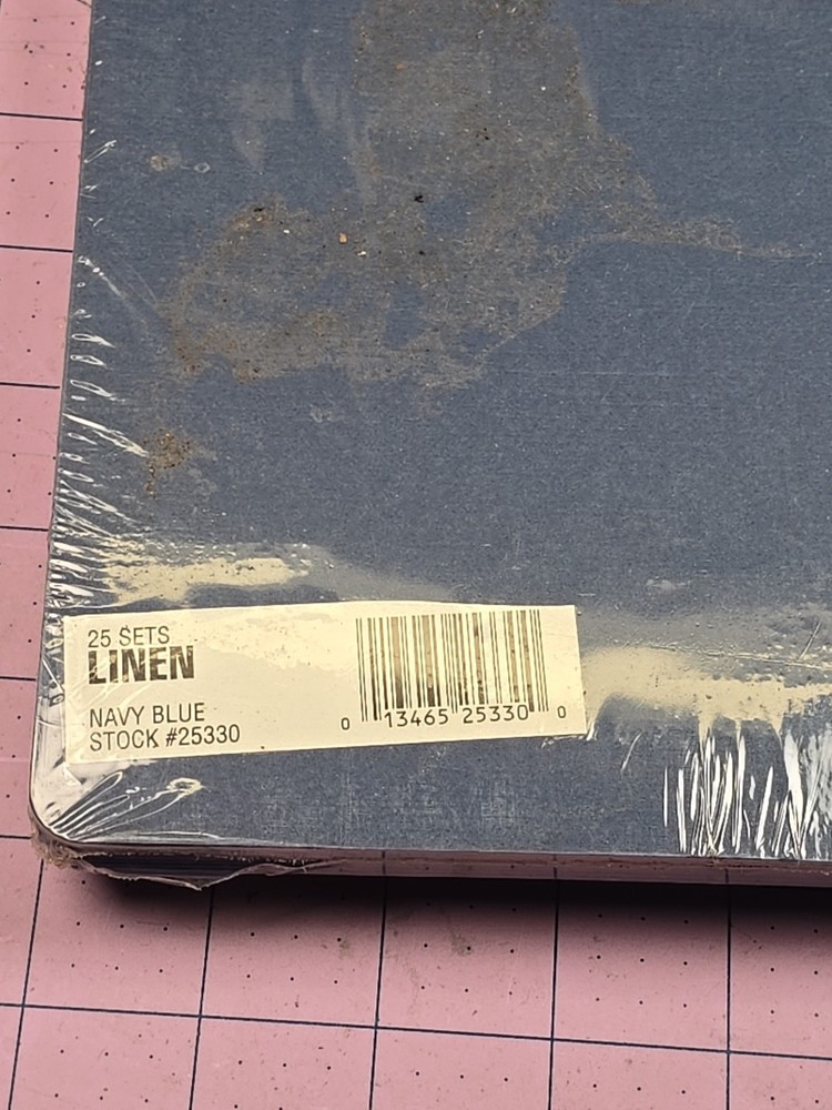IBICO Presentation Covers Binding Systems Clear Covers 25 Pack x 2 Navy Blue