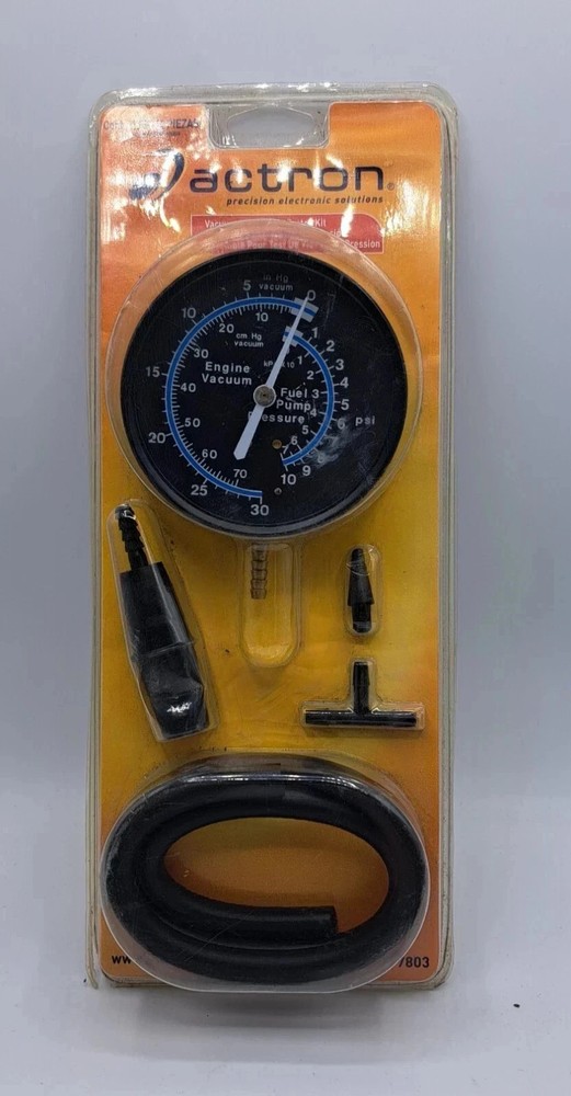 Actron Precision Electronic Solutions Vacuum and Pressure Tester Kit New