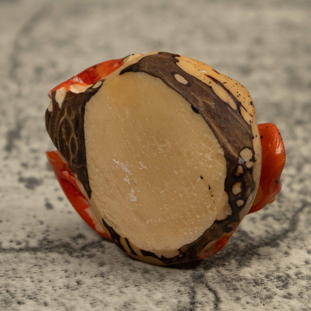 Vintage Frog Tagua Carving