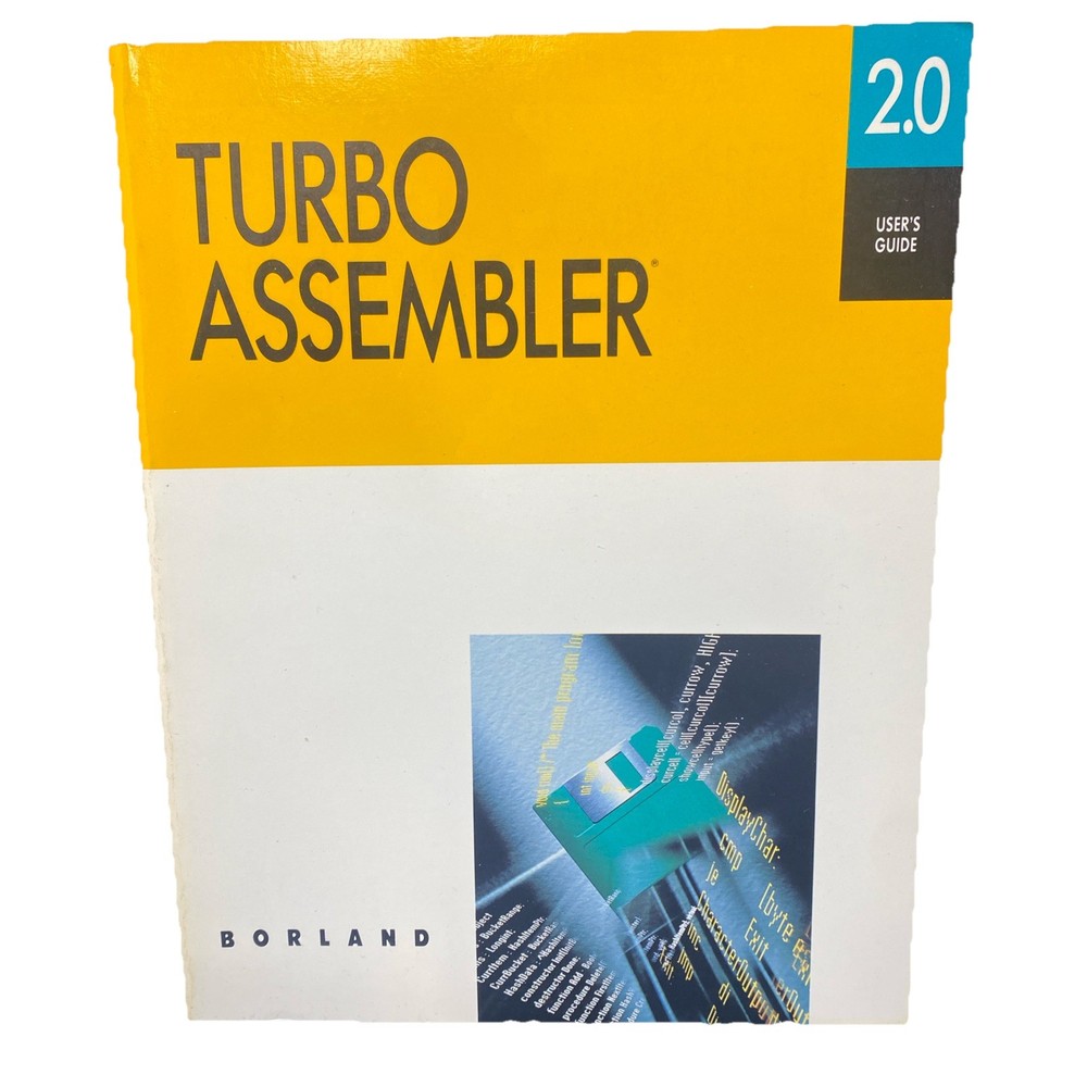 Borland Turbo Assembler 2.0, Debugger 2.0, Profiler 1.0, Pascal 5.5 Books
