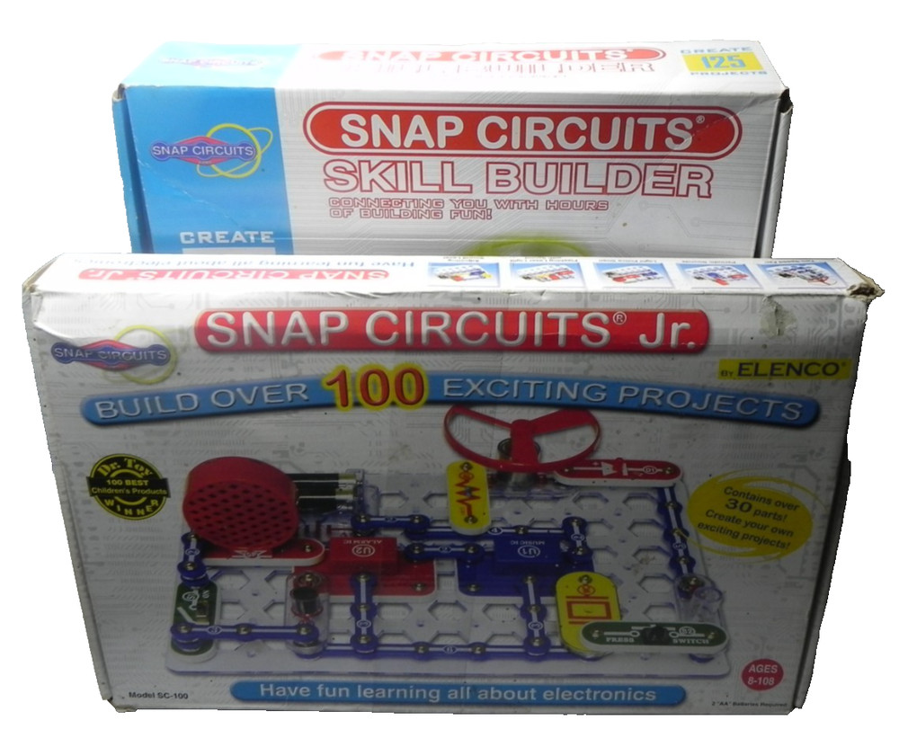 ELENCO Snap Electronic Circuits Jr. Learning Games 2 97% complete sets used