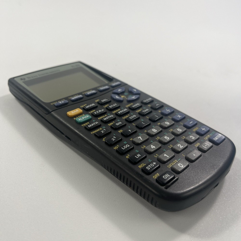 Texas Instruments TI-83 Graphing Calculator Black With Cover
