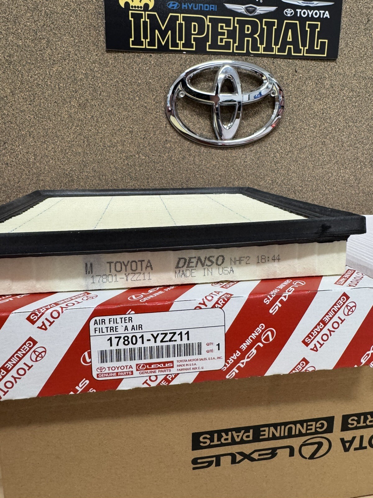 2024-2025 TOYOTA TACOMA NEW ENGINE AIR FILTER & CABIN AIR FILTER GENUINE OEM